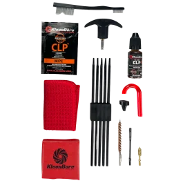 KleenBore Rifle Cleaning Kit with Nylon Bristle and Case
