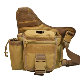 RUKX Sling Bag Tan 600D Polyester Single Strap
