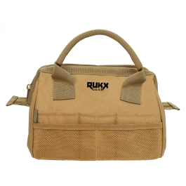RUKX Gear Tan Tool Bag with Organization Pockets