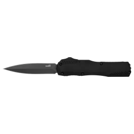 Kershaw Livewire Double Edge Black Automatic Knife