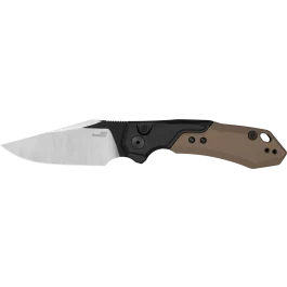 Kershaw Launch 19 Automatic Knife Black Aluminum Brown G10 Handle