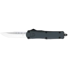 CobraTec FS3 Medium D2 Steel Blade Gray Aluminum Handle Knife