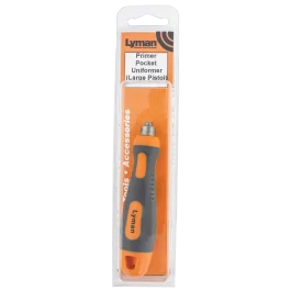Lyman MultiCaliber Steel Primer Pocket Uniformer Gray/Orange