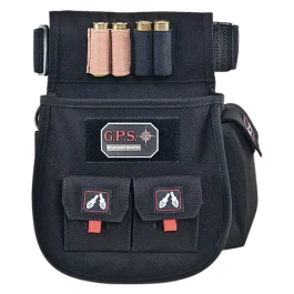 GPS Bags Deluxe Double Shell Pouch Black Polyester Waist Belt
