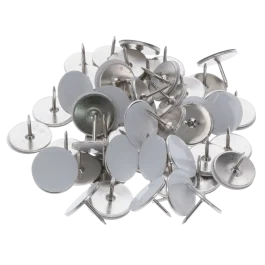 HME Reflective Trail Tacks White 50 Pack for Day and Night Use