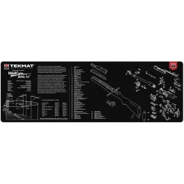 TekMat Ruger Mini14 Cleaning Mat Black White 12x36 Rubber