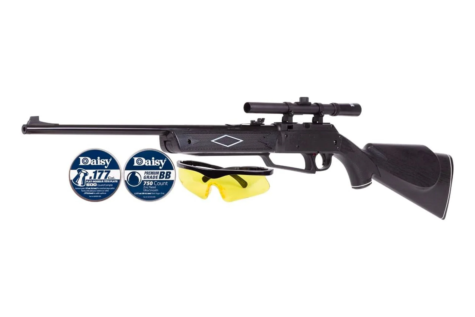 Daisy Powerline Shadow Multi-Pump .177 BB & Pellet Air Rifle w/ Scope - 995880-623