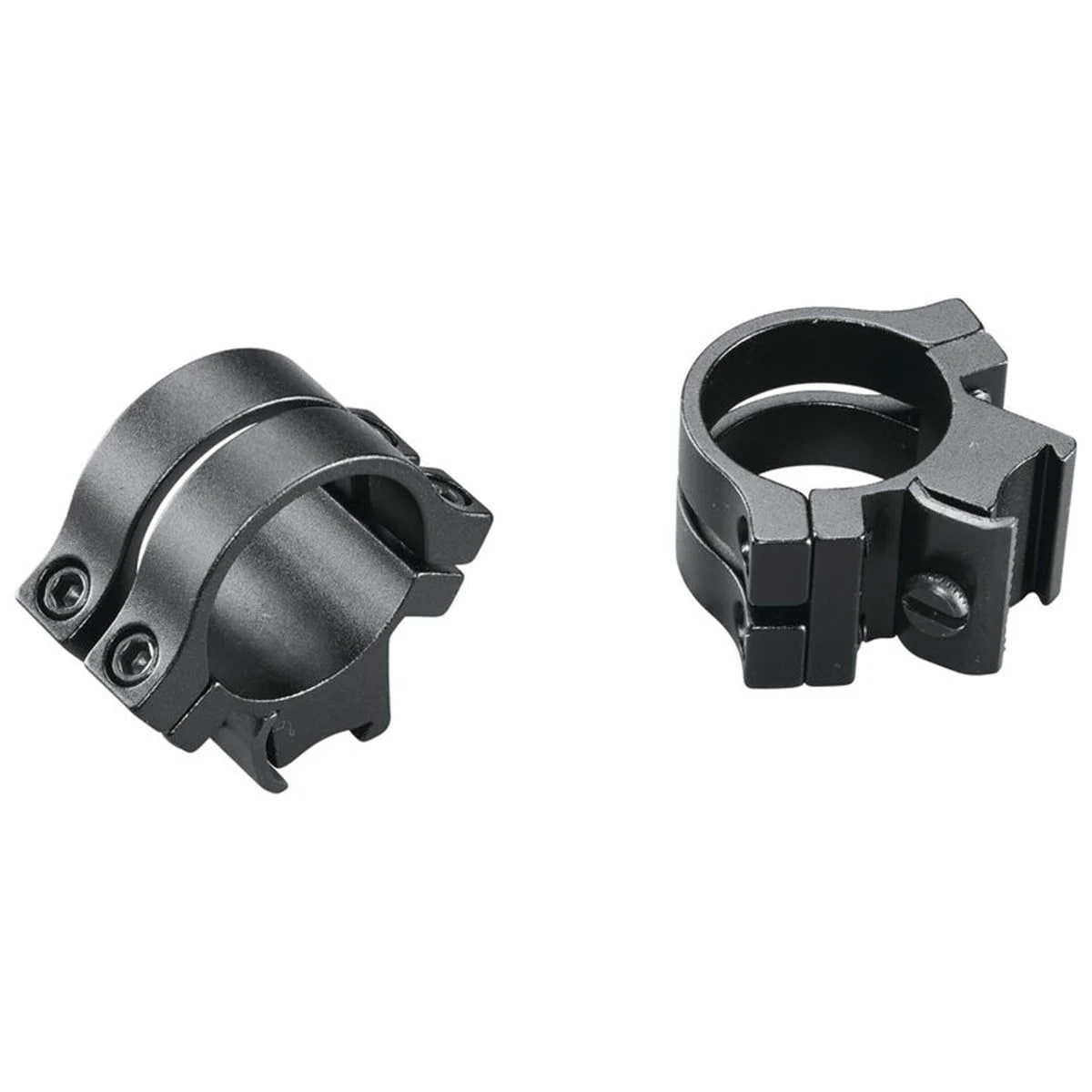 Weaver Quad Lock Tip Off .22 1" Extra Extra High Rings Fits 3/8" Dovetail Matte Finish Black - 49053