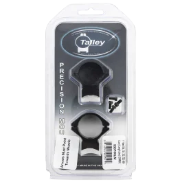 Talley Lightweight Alloy Scope Mount Combo Remington Model 700-721-722-725-40X 1 Low LA 20MOA - Black Anodized