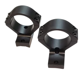 Talley Lightweight Alloy Scope Mount Combo Remington 700 Long Action 30mm Med - Black Anodized
