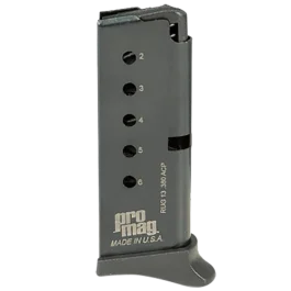 Ruger LCP 380 ACP Magazine -  6 Round Steel
