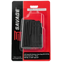Savage Arms 220 Magazine 20ga 2rd Steel Black