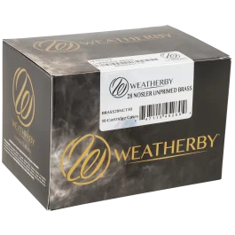 Weatherby 28 Nosler Unprimed Brass Rifle Cases 50 Count
