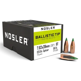 Nosler Ballistic Tip Hunting Projectiles 7.62x39mm 123gr 50ct