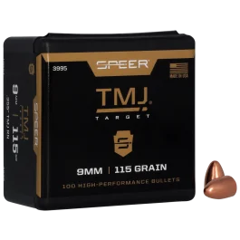 Speer TMJ 9mm 115gr Target Projectiles 100 Count
