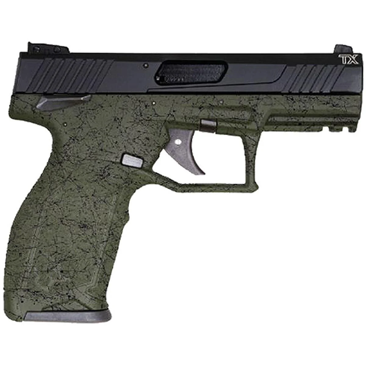 Taurus TX22 .22 LR Semi Auto Pistol 4.1" Threaded Barrel 16 Rounds Adjustable Rear Sight PTS Trigger Ergonomic Polymer Frame Black - 1-TX22141