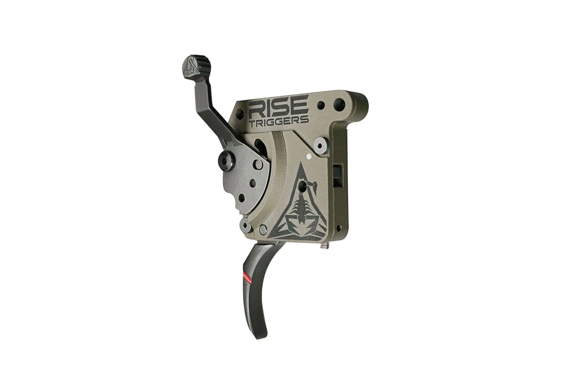 RISE Armament RA-735 Reliant Pro Trigger - Flat w/ Bolt Catch - RA-735-F-BC