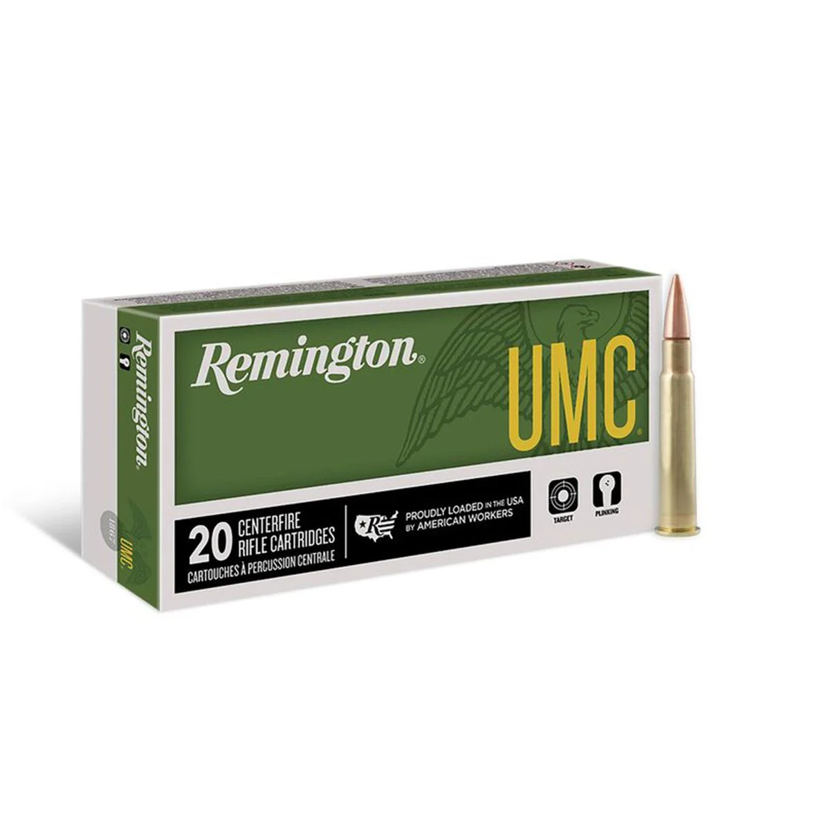 Remington 23701 UMC Rifle .303 British 174 Gr Full Metal Jacket Centerfire Rifle Ammunition Rifle Ammo - 20 Rounds - 23701