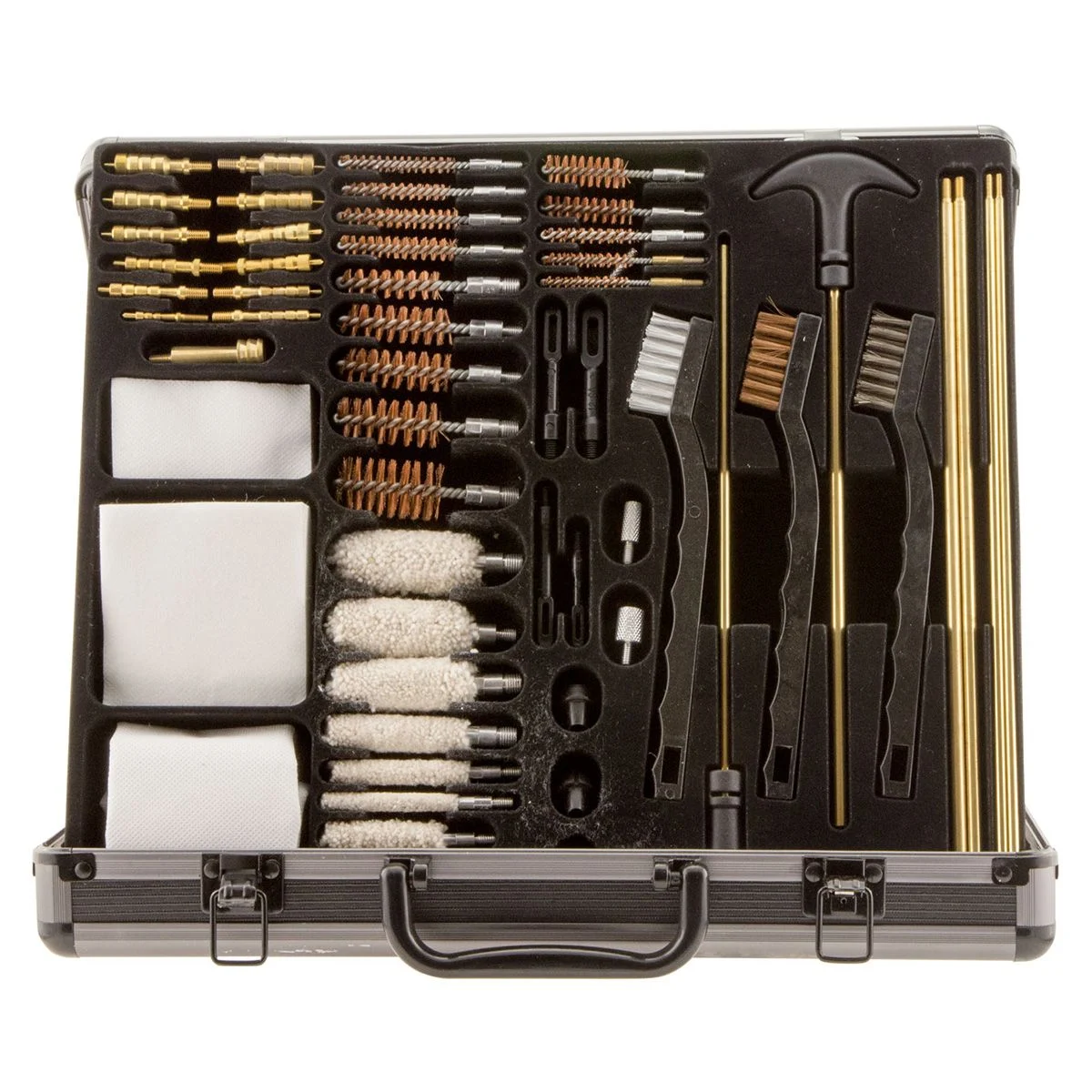 Outers 70090 Aluminum Case 62-Piece Universal Kit Multi-Caliber 62 Piece - 70090