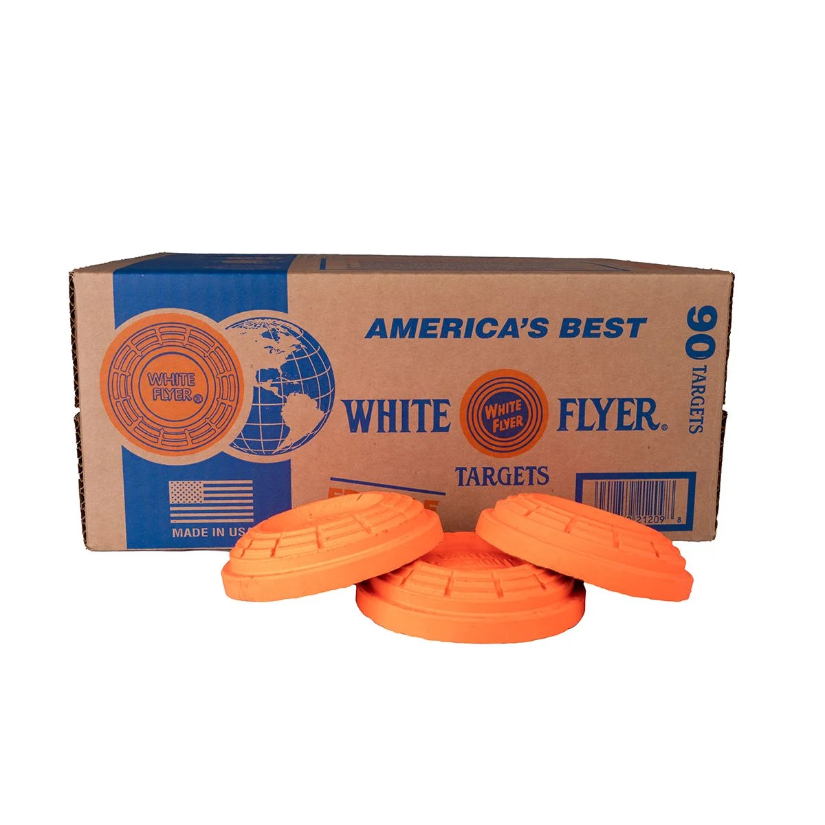 White Flyer BLACKOUT Trap and Skeet Targets - 90 Pack