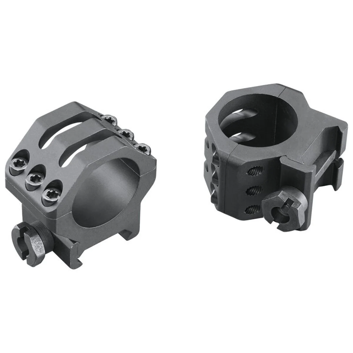Weaver Tactical Ring Fits Picatinny 1" Medium 6-Hole Black - 99688