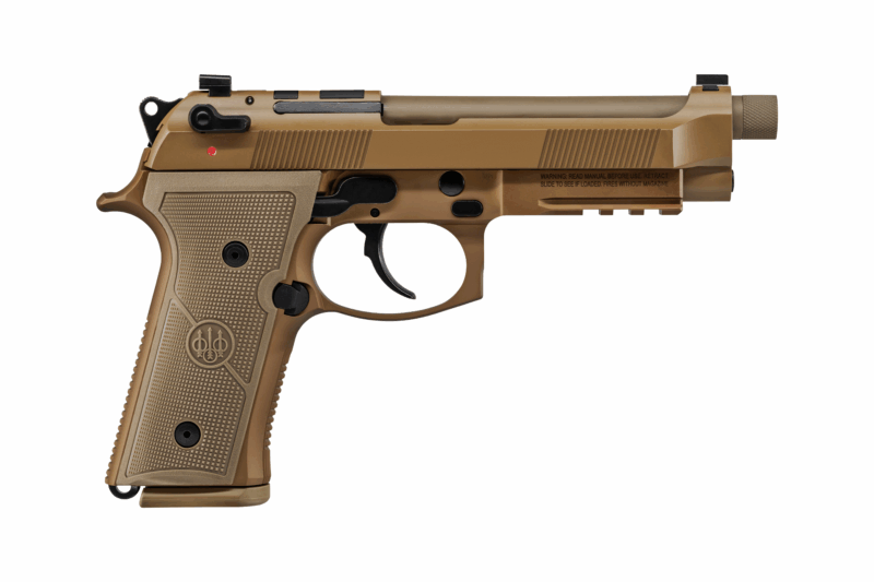 Beretta M9A4GM Centurion 4.8" 9x19mm 18rd Full Size Semi-Auto Pistol - FDE - JS92QM9A4GM