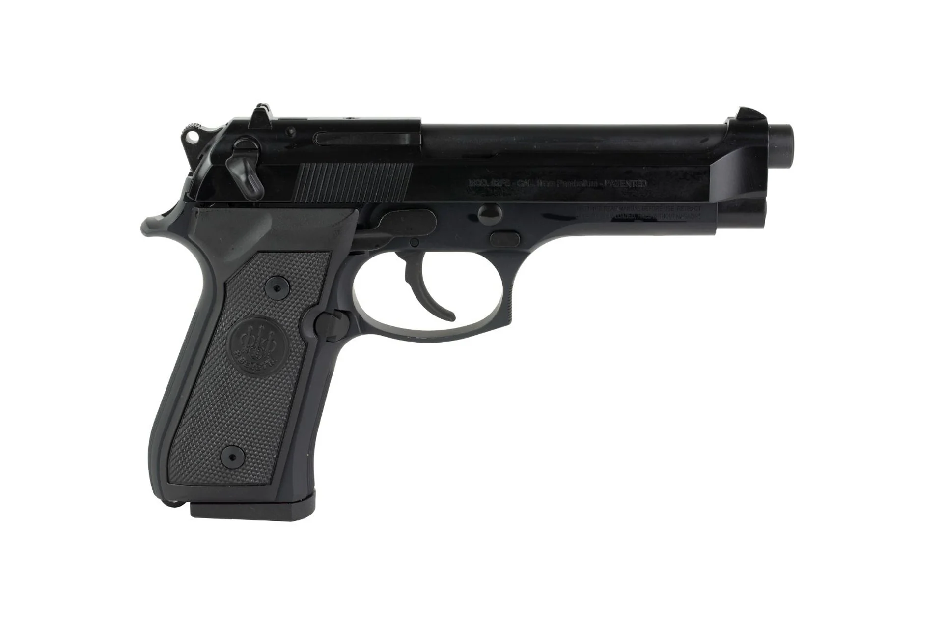 Beretta 92FS 9mm 4.9" 15-Rounds 3-Dot Sights Semi-Auto Pistol - Black - J92F300M