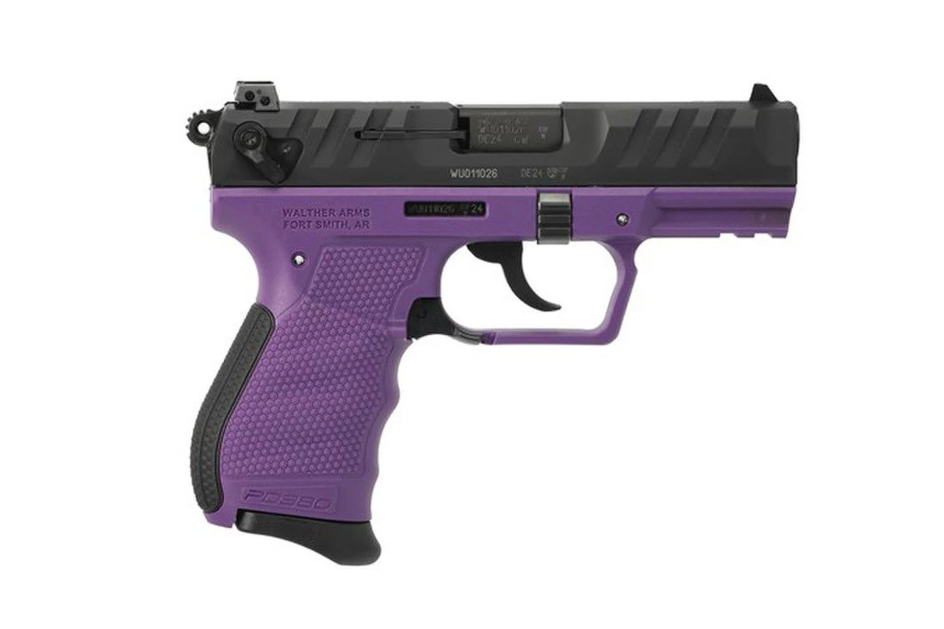 Walther PD380 .380 ACP 3.7" 9RD Pistol - Purple - 5050511