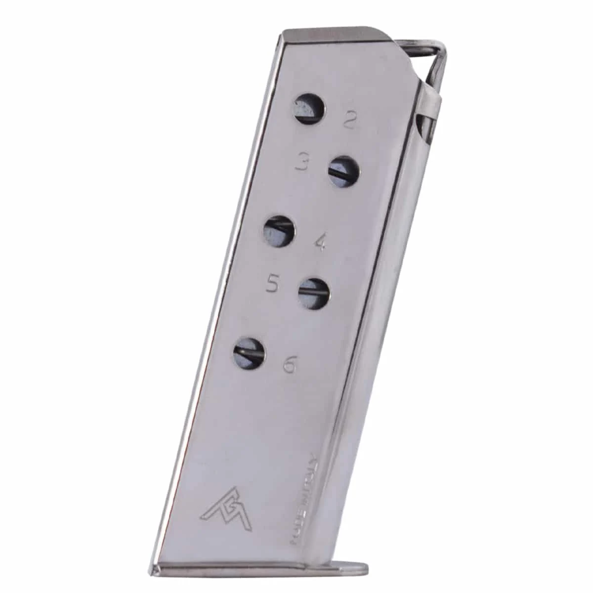 Walther PPK .380 ACP Magazine- 6rd - Nickel - 23587
