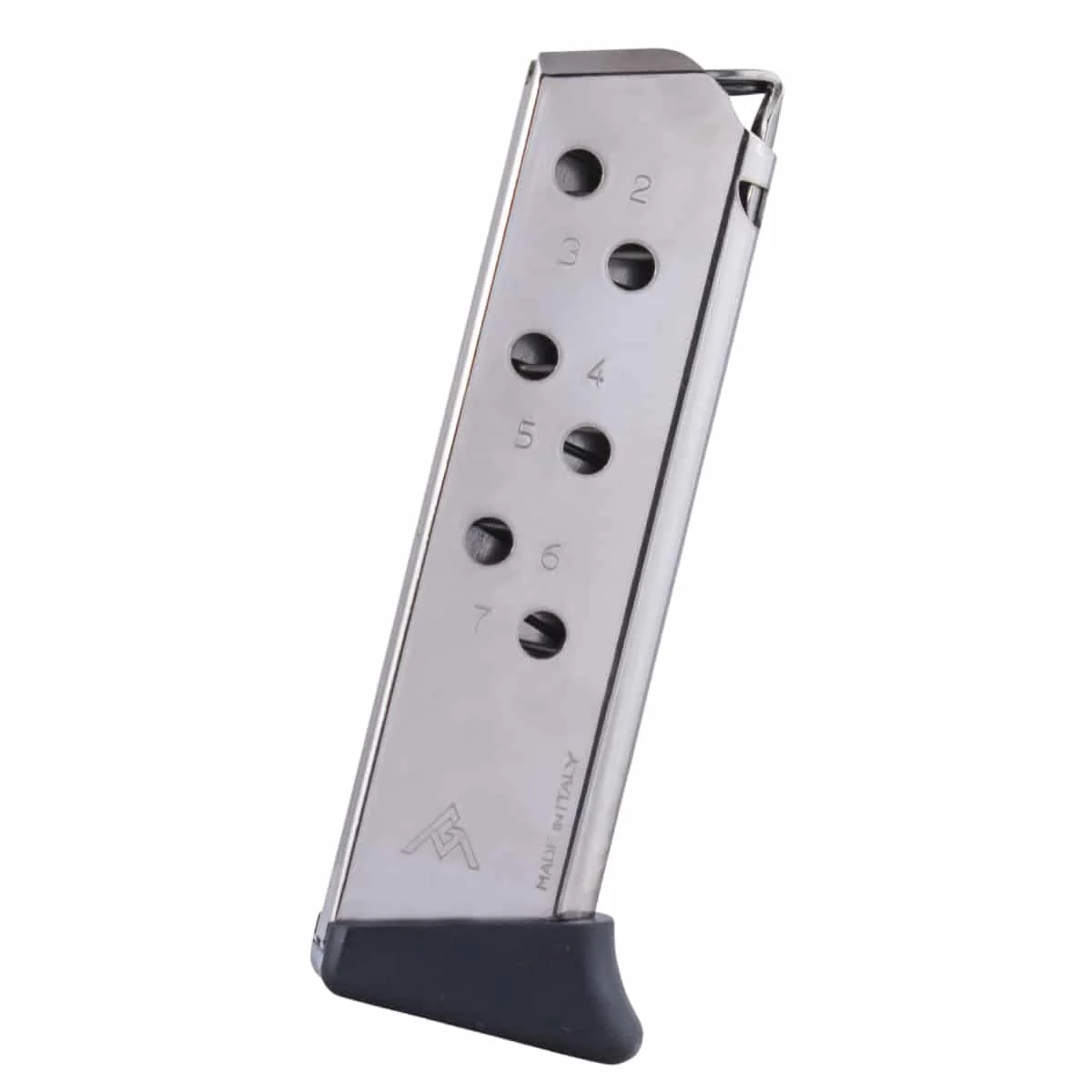 Walther PPK/S .380 ACP Magazine w/ Finger Rest- 7rd - Nickel - 2246012