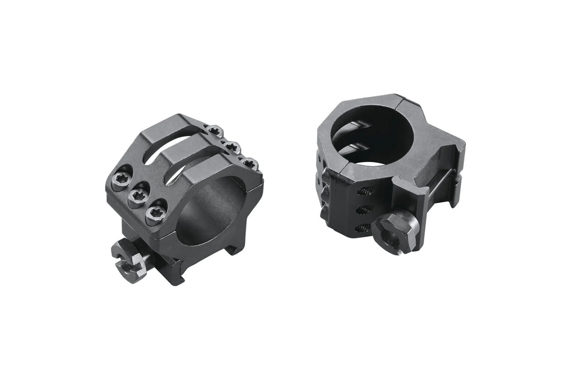Weaver 6-Hole Skeletal 1in Medium Scope Rings - 48349