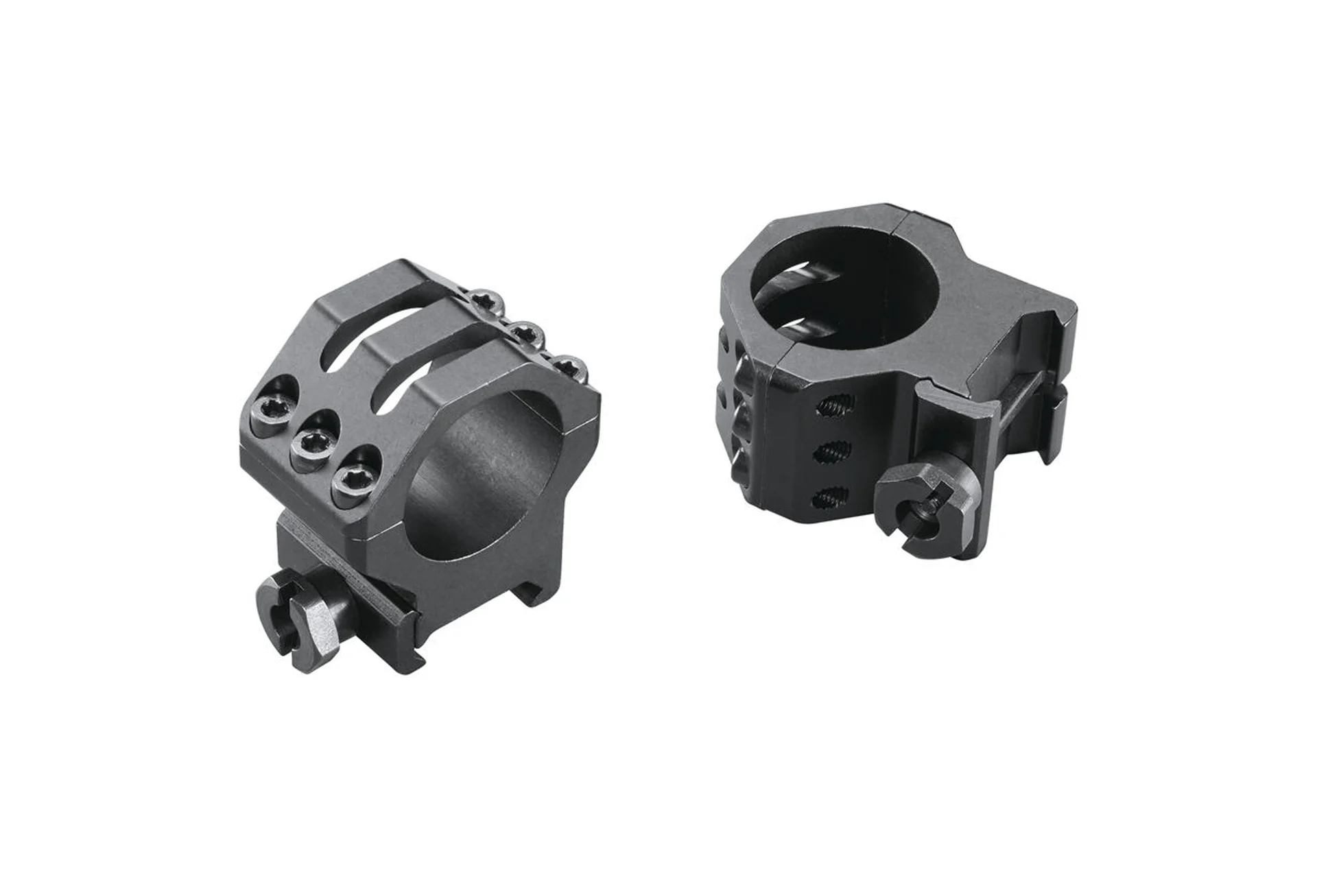Weaver 6-Hole Skeletal 1in High Scope Rings - 48350