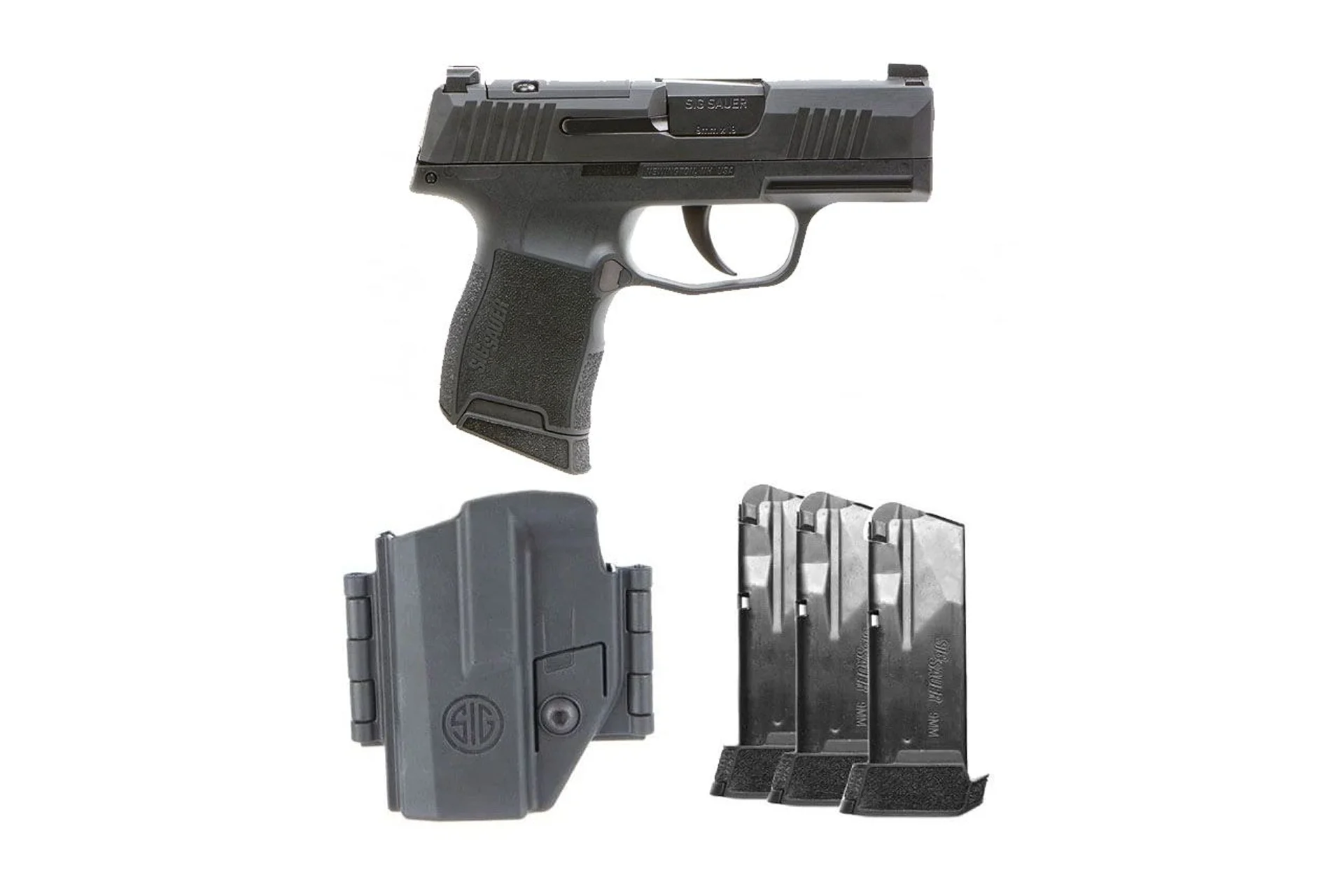 Sig Sauer 9mm P365 Optic Ready TACPAC w/ 3 Mags & Holster - 365-9-BXR3P-TACPAC