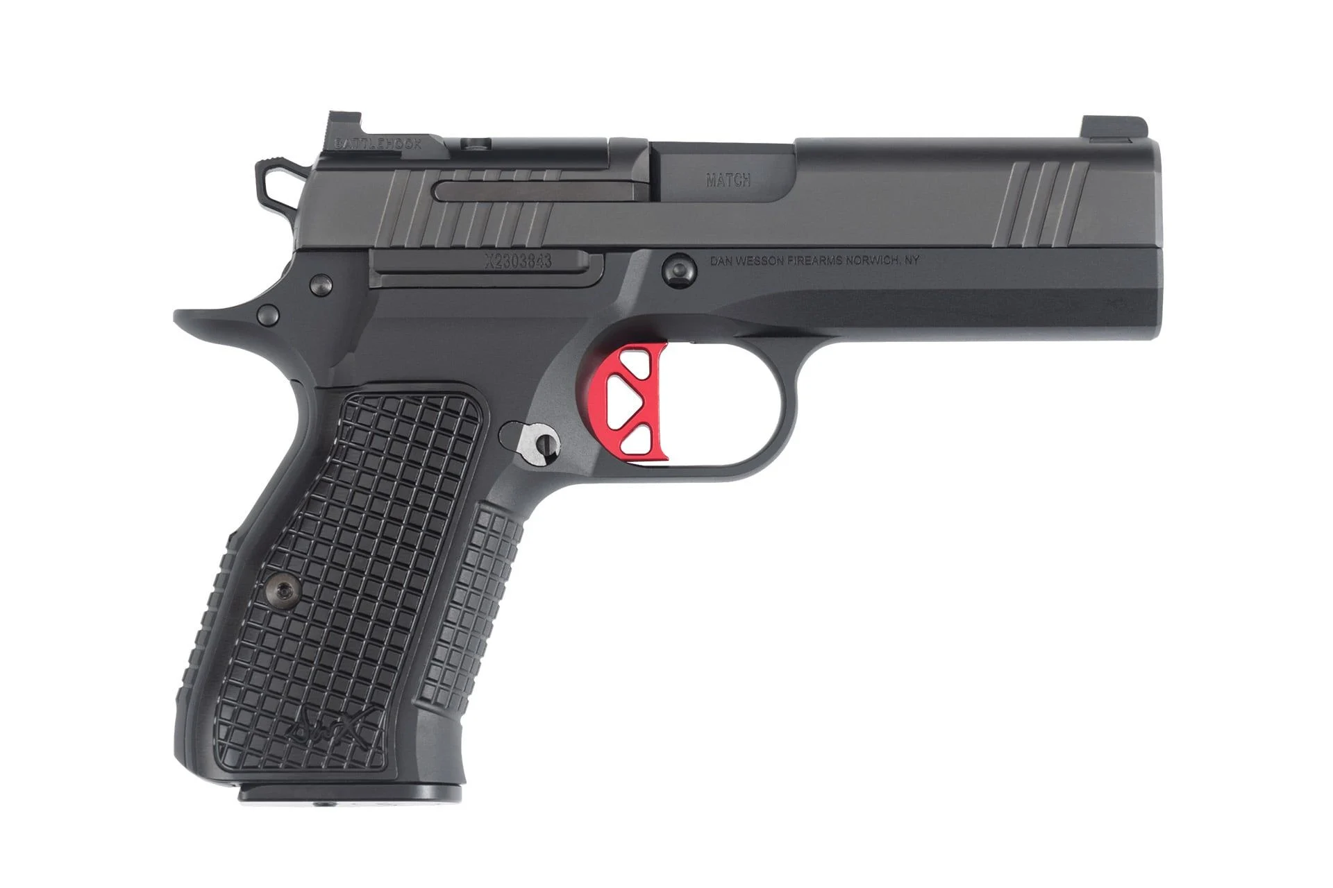 Dan Wesson DWX 4" 9mm 15rd Compact Optic Ready Pistol w/Tritium Front/Fixed Rear Sight - 92103