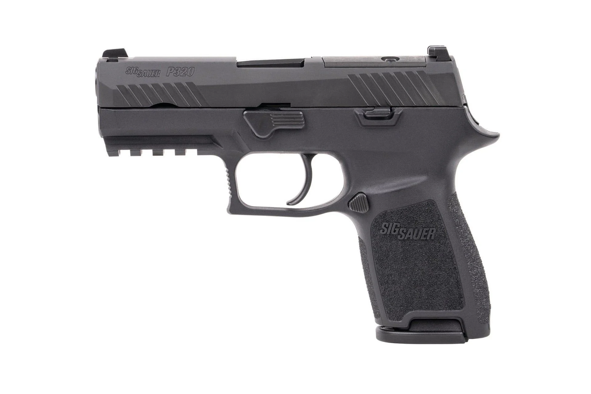 Sig Sauer P320 Nitron 3.9" 9mm 15Rd Compact Semi-Auto Pistol - Black - 320C-9-BSSP
