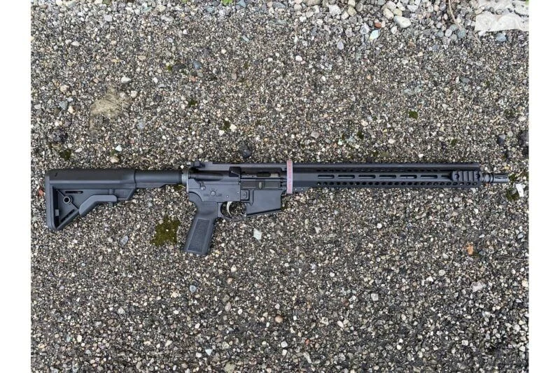 Sons of Liberty Gun Works 16" 5.56 M4-EXO2 M-LOK Rifle - Black CA compliment with compmag - 24448