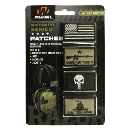 Walkers Patriot Muff Patch Kit American Flag Velcro