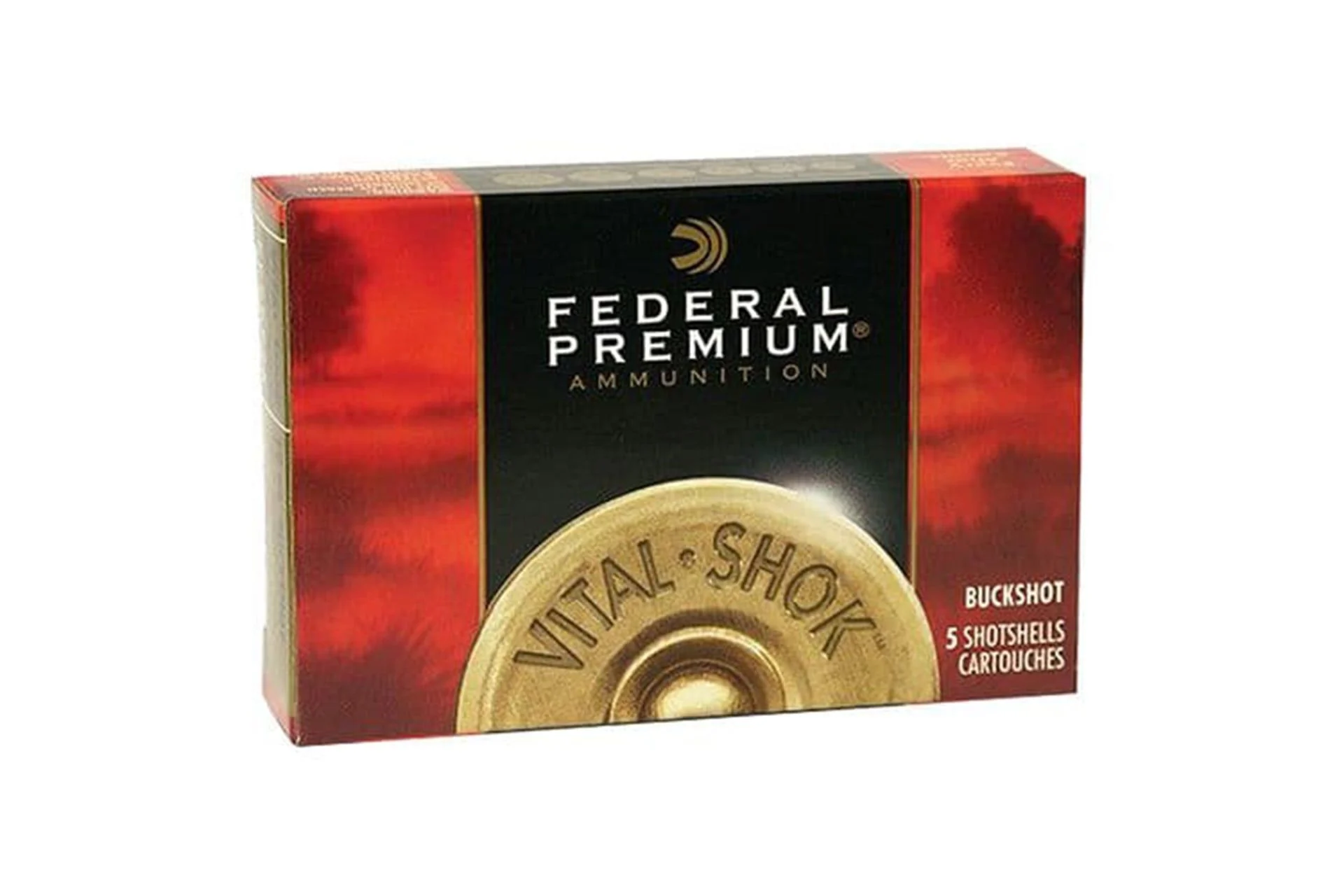 Federal P15800 Premium Buckshot 12Gauge 3" 1 7/8oz 00BuckShot 5 Per Box/50 Case - P15800