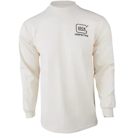 Glock Men's Born In Austria Long Sleeve T-Shirt, Size Medium (Tan)
