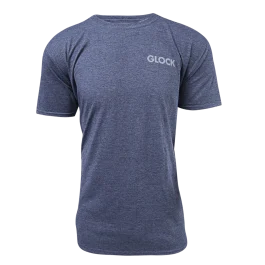 Glock Men's OEM Pistol Flag T-Shirt, Size Medium (Heather Navy)