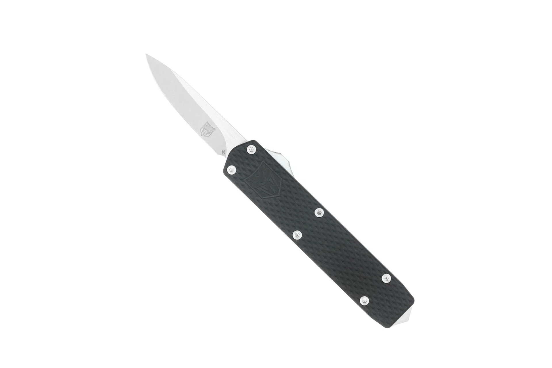 CobraTec California Mini Black Mamba Gen 2 Automatic Knife - Black - CALIMNBLKMGEN2DNS