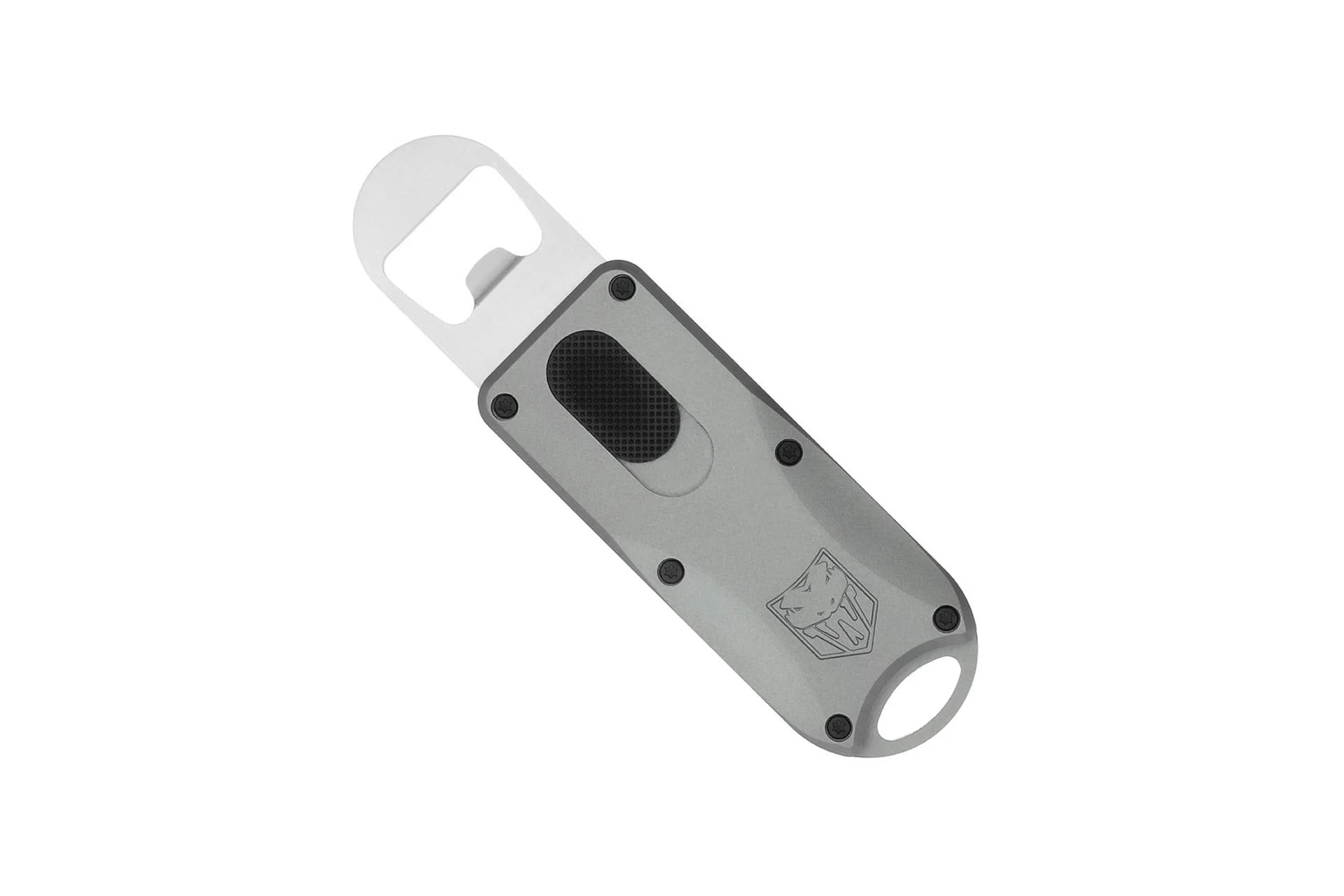 CobraTec OTF Retractable Bottle Opener - Grey - CTOTFBOGRY
