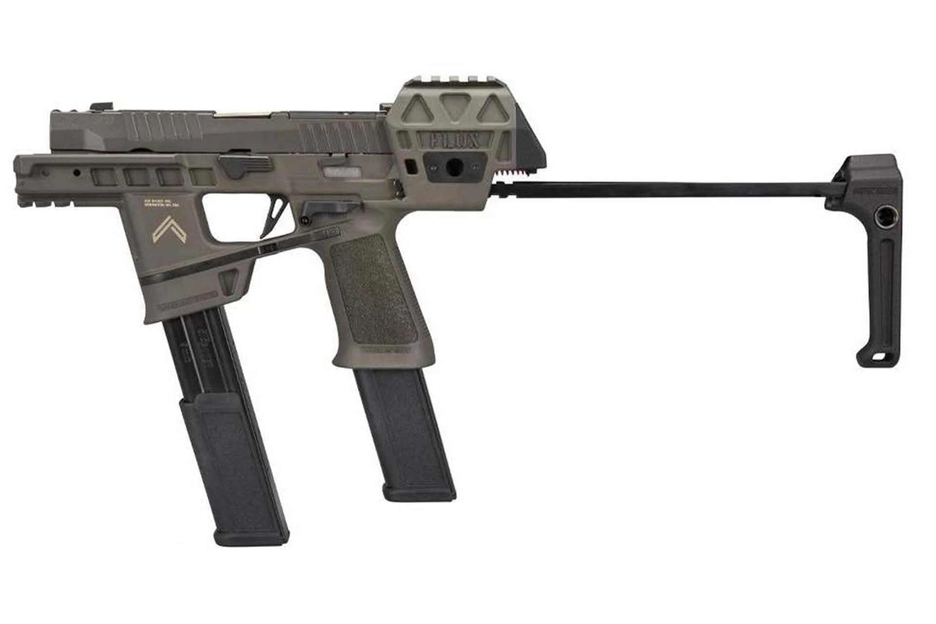 Sig Sauer P320 9mm 3.9In Flux Legion Gray Striker X-Ray 3 Optic Ready Flux Grip (2) 30Rd Steel Mag Pcb - 320FLUX-9-LEGION