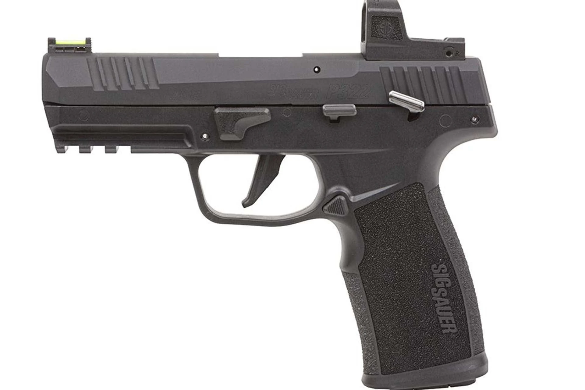 Sig Sauer P322 22 Lr 4In Nitron Blk Sao Adj Fiber Optic Sights Polymer Grip (2) 20Rd Poly Mag Romeo Zero - 322C-B-RXZE