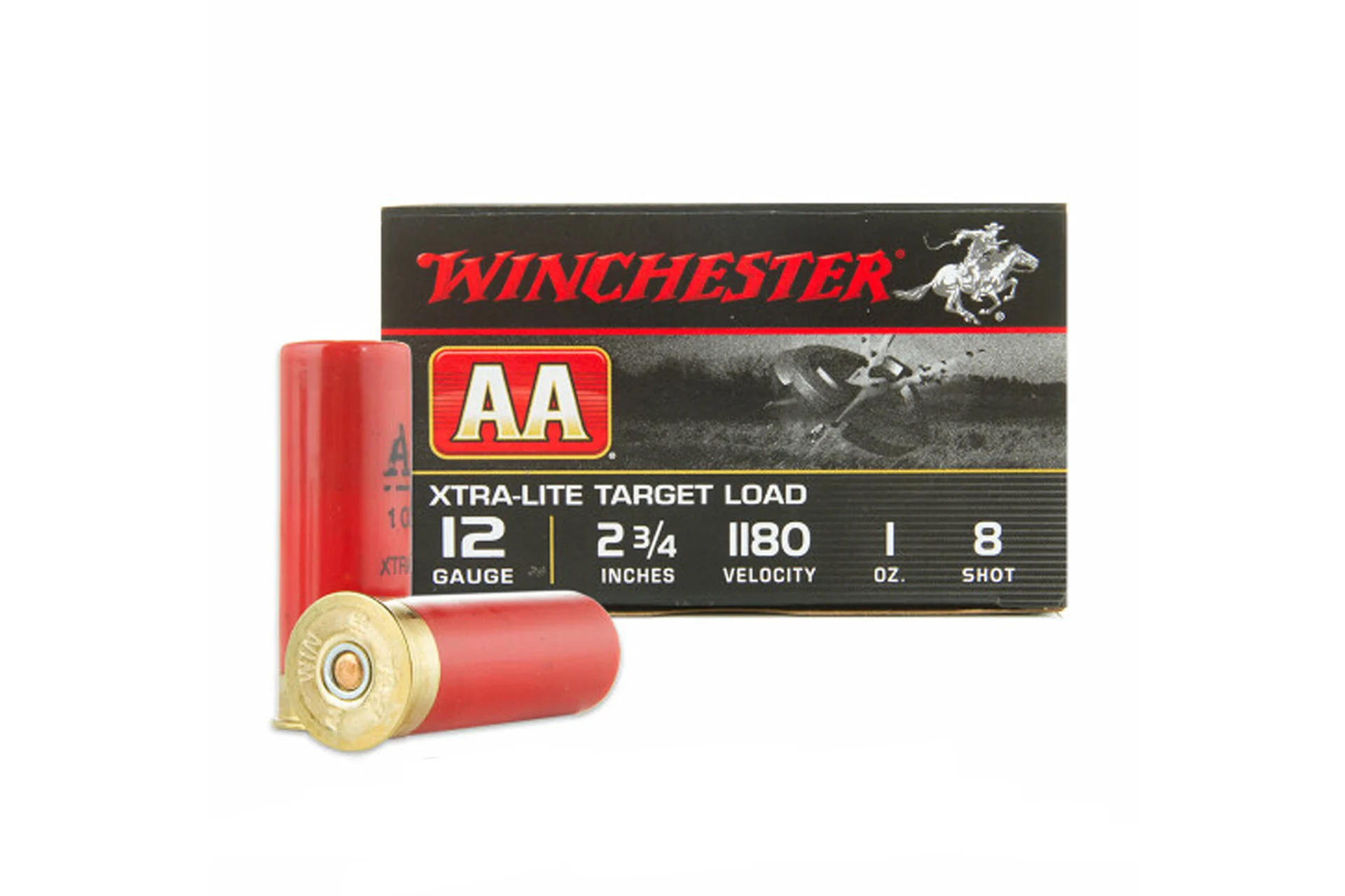 Winchester Ammo AAL128 AA Xtra-Lite 12 Gauge 2.75" 1 oz 8 Shot Shotgun Ammo - 250 round case - AAL128