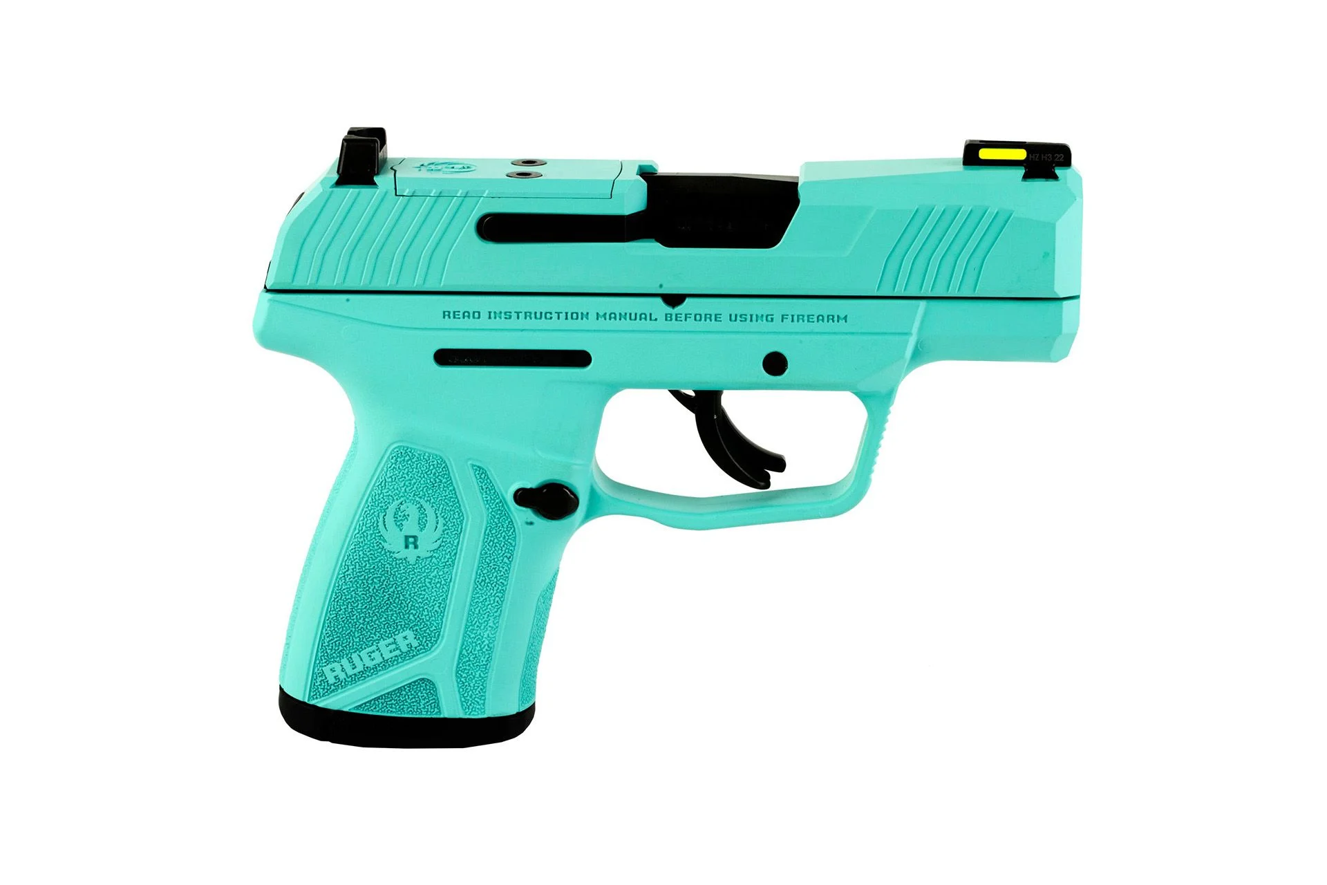 Ruger MAX-9 Semi Striker Fired Sub-Compact 9MM 3.2" Robin's Egg Blue 10 Rounds Optics Ready No Thumb Safety Front Night Sight - *RUG03503-REB-SCT