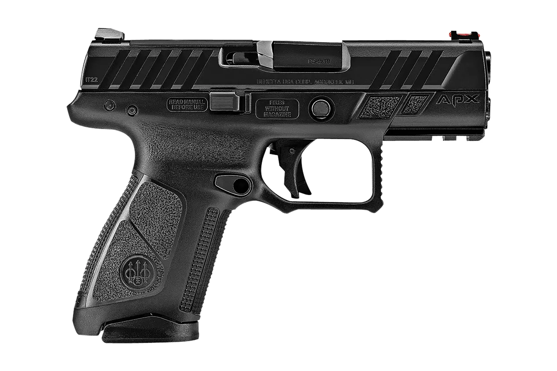 Beretta APX A1 Compact 9mm Optic Ready 15+1 Semi-Auto Pistol - Black - JAXA1C915FO