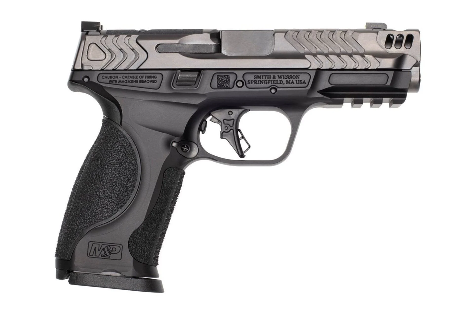 Smith and Wesson M&P9 M2.0 Metal OR CC 9mm 4.2" 17rd Semi-Auto Pistol - Grey - 13987