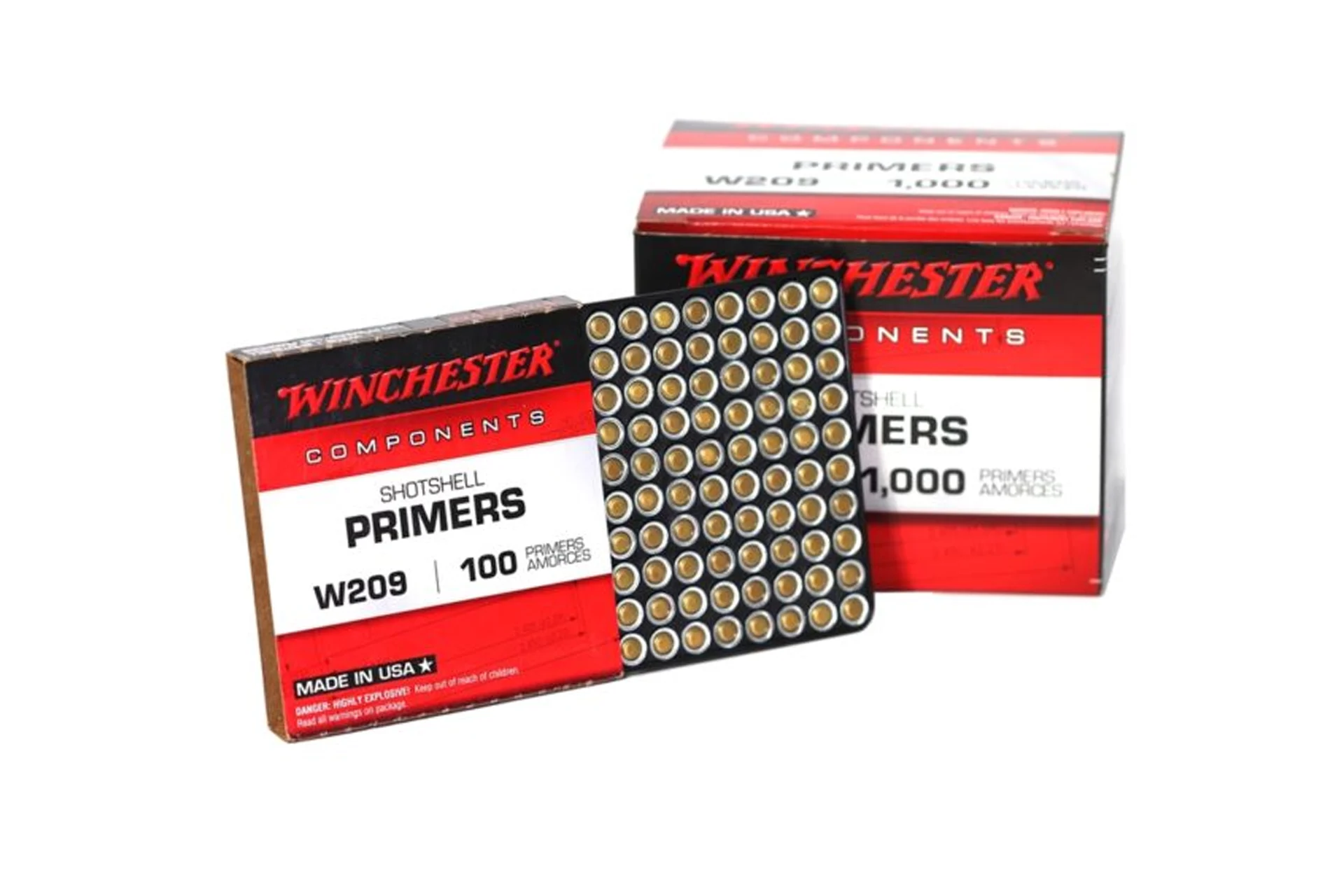 Winchester Ammo W209 Shotshell 209 Shotgun Primers - 5000 count case - W209