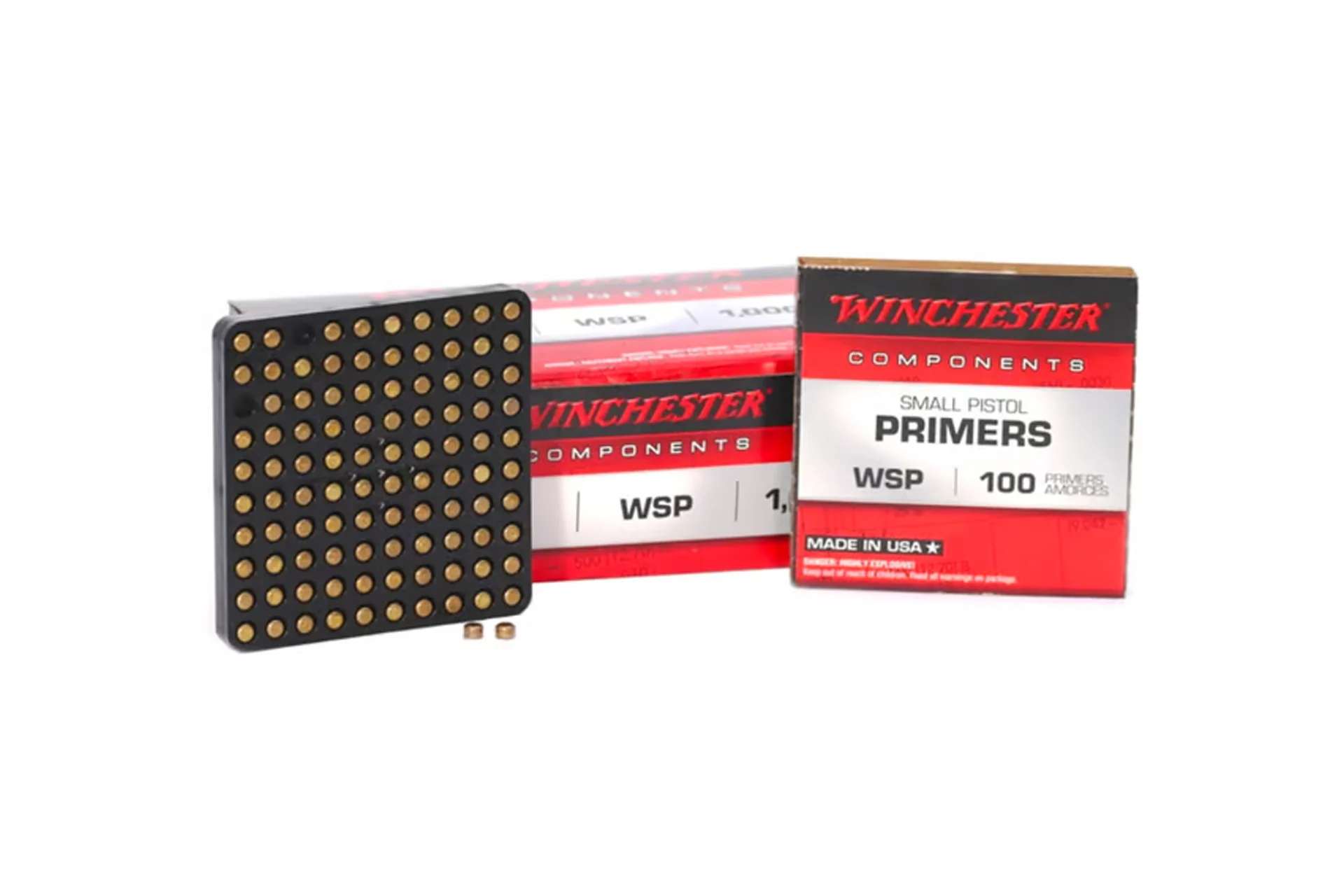 Winchester Ammo WSP 108 Small Pistol Primers - 5000 count - WSP